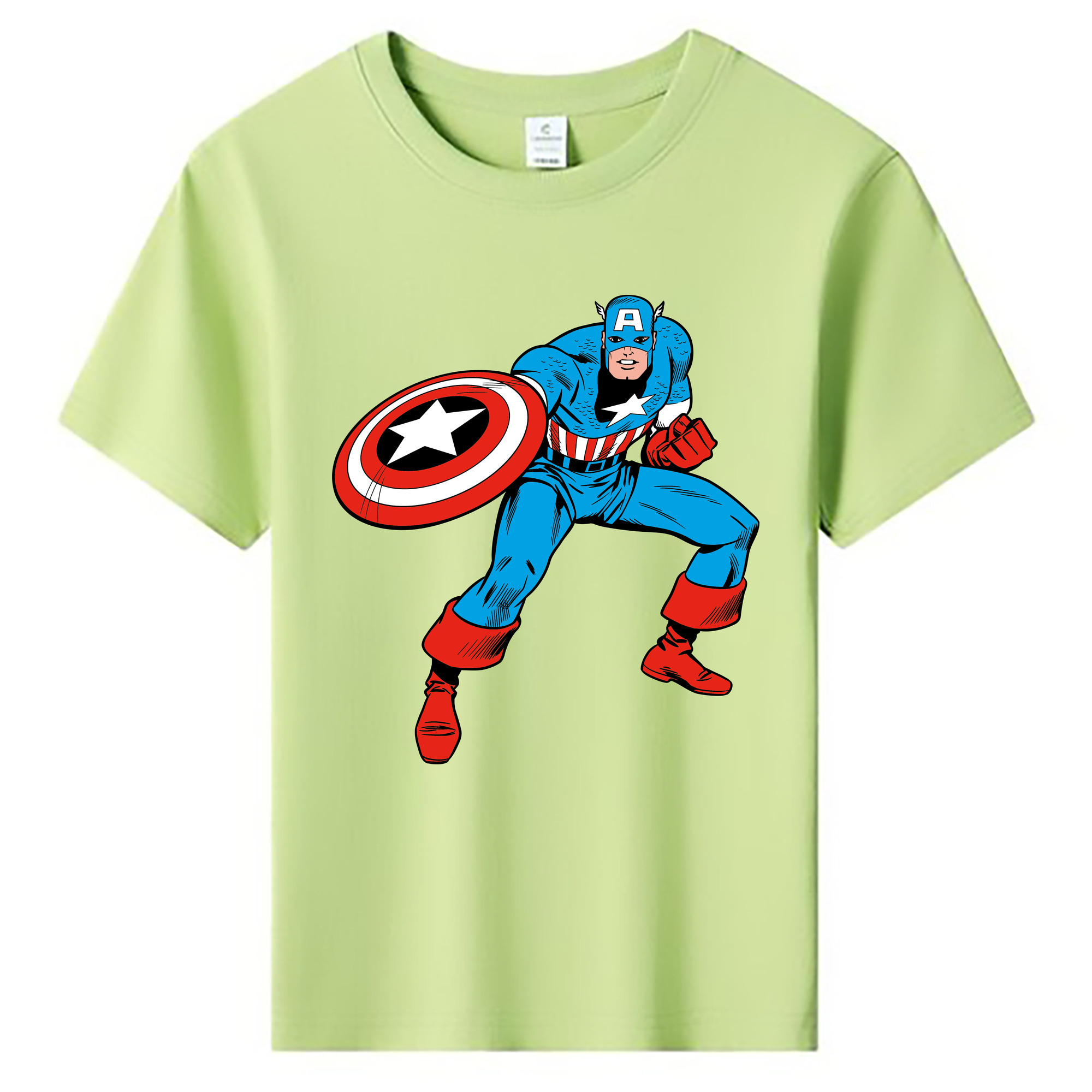 （画像用） アベンジャーズ The Avengers 綿100％キッズTシャツ（フロントプリント）